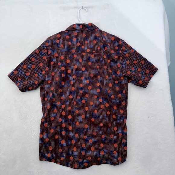 REI Co Op Shirt Mens M Orange Trailmade Hiking Performance Outdoor Button Up - Picture 9 of 9